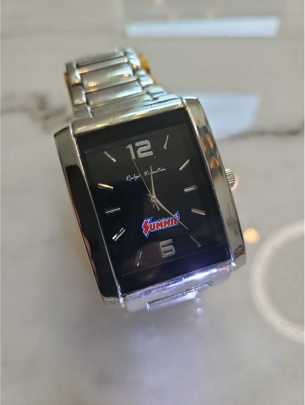 Men's Quartz Tank Watch Working New Battery Automobilia 37mm Summit Racing Parts